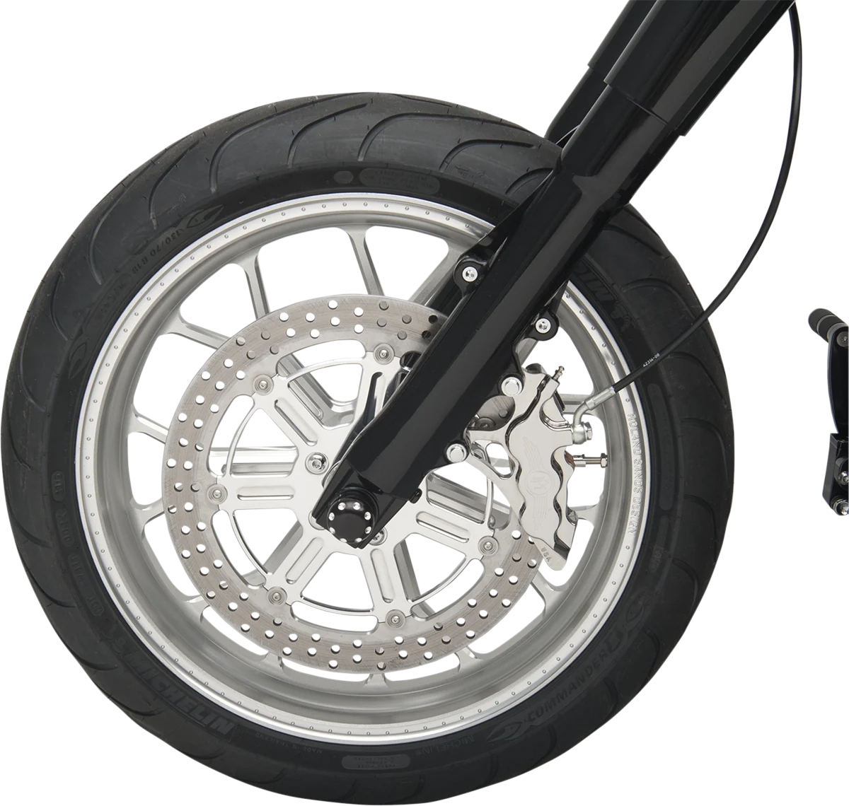 High-Performance PERFORMANCE MACHINE PM 6 Piston Caliper - 13 - Left - Chrome 0051-2917-CH Effective