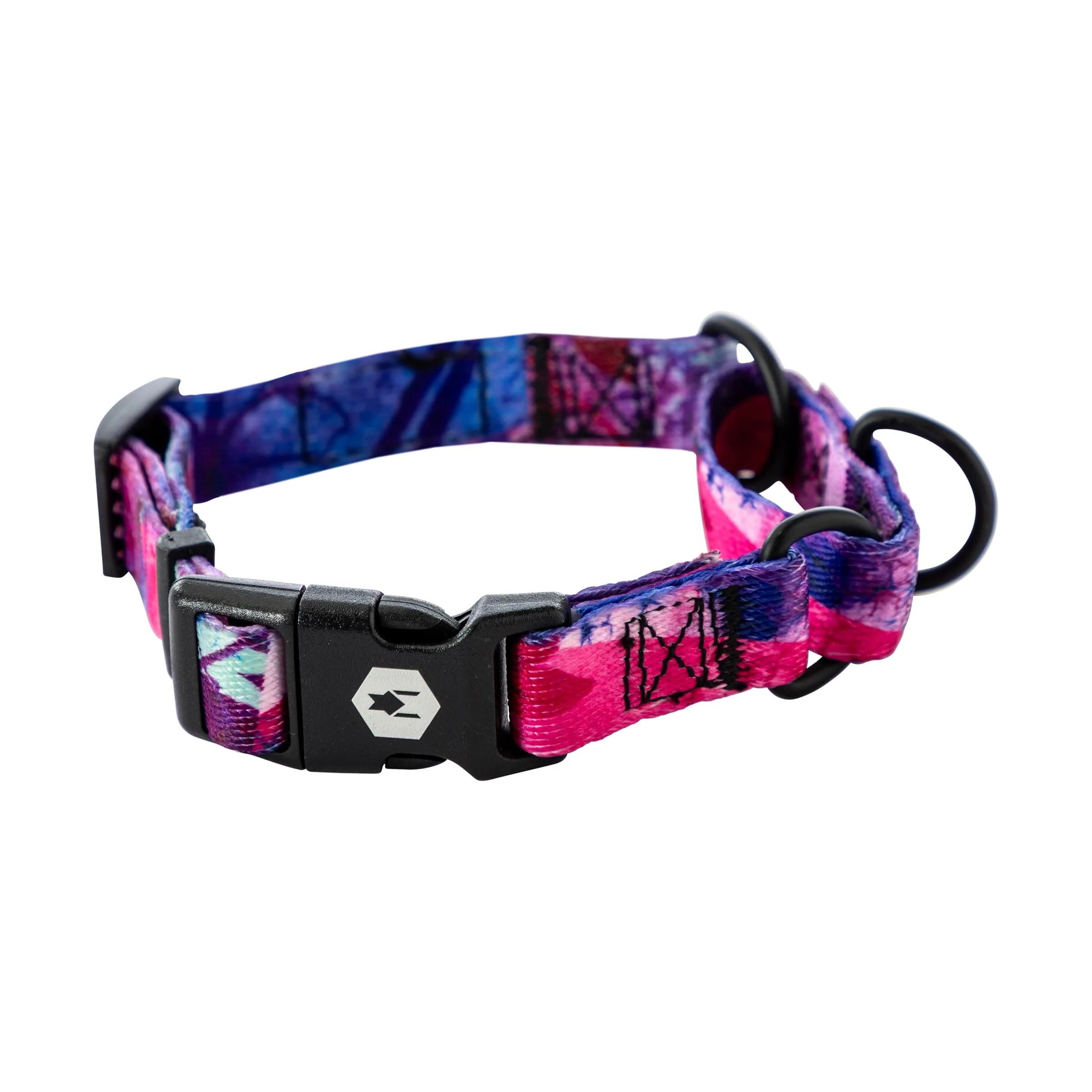 Natural Wolfgang Heavy Duty Martingale Dog Collar with Quick Release Buckle – Daydream Print Extra Large Authentic