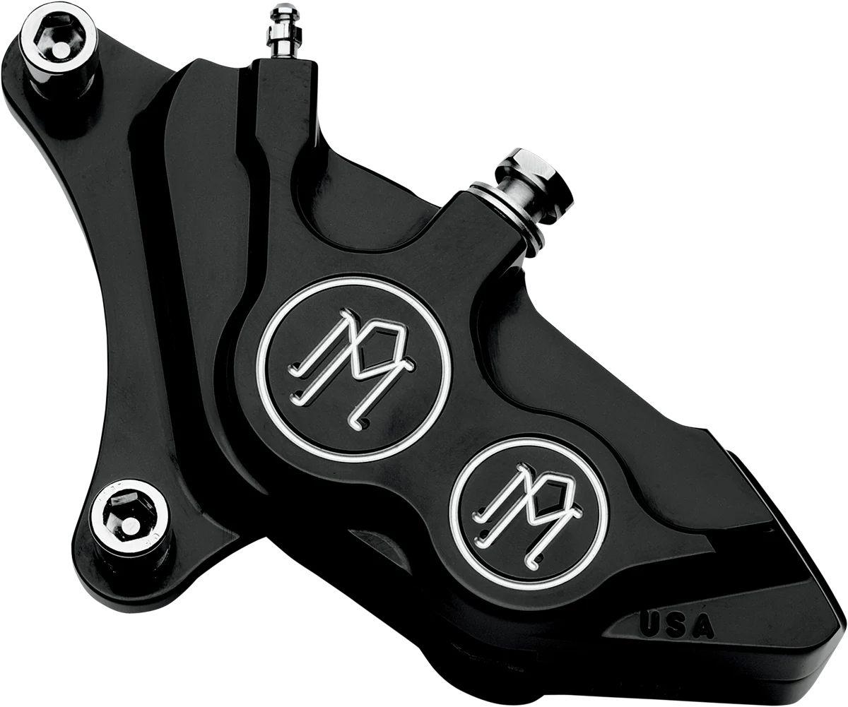 Luxury PERFORMANCE MACHINE PM 4-Piston Caliper - Front Left - Contrast Cut - 11.5 0053-2919-BM Recyclable