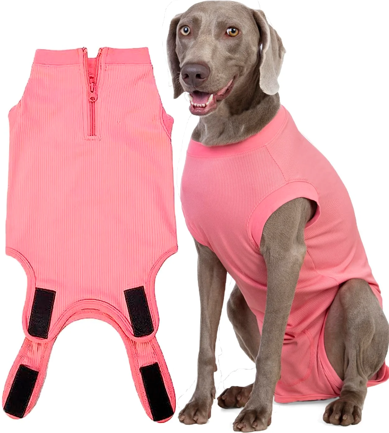 Detailed Wabdhaly Recovery Suit for Dogs – Cone- Post-Surgery Comfort Female Spay Traditional