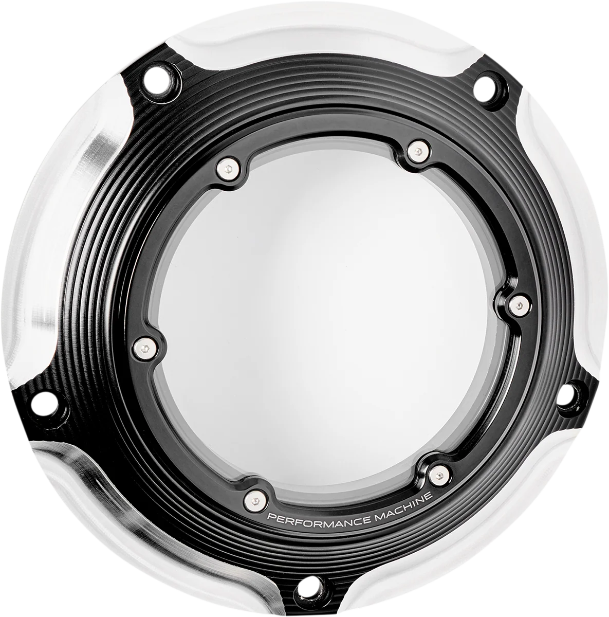 Solid PERFORMANCE MACHINE PM Derby Cover - Contrast Cut - Touring 0177-2083M-BM Enhanced