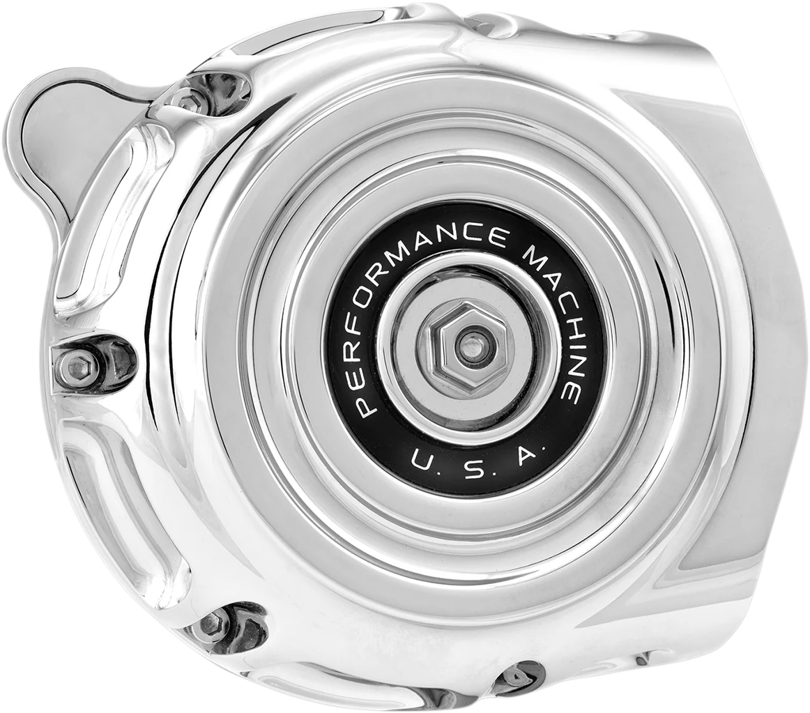 Exclusive PERFORMANCE MACHINE PM Vintage Air Cleaner - Chrome 0206-2142-CH Crafted