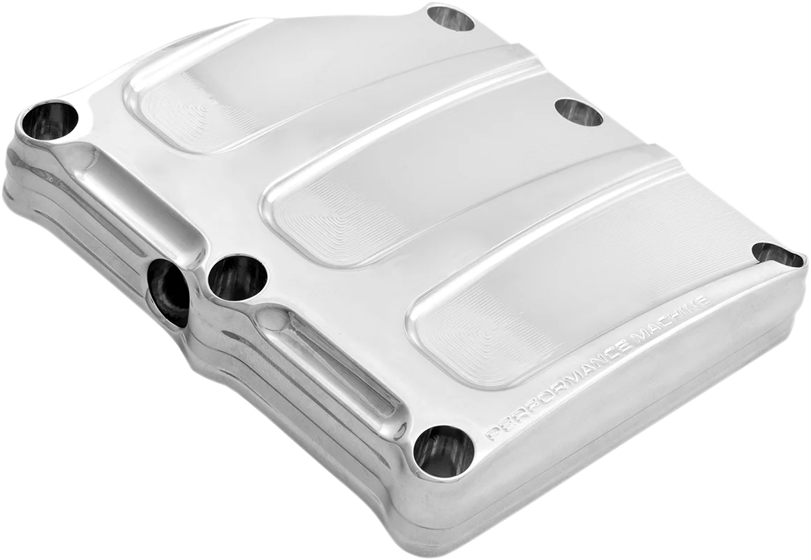 Lightweight PERFORMANCE MACHINE PM Transmission Cover - Chrome - Scallop 0203-2018-CH Carefully Designed