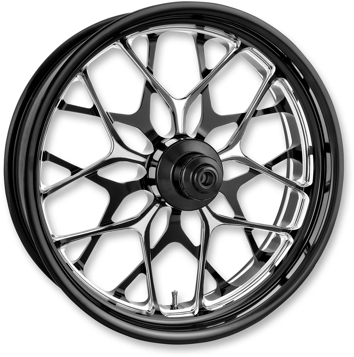 Selected PERFORMANCE MACHINE PM Wheel - Galaxy - Front - Dual Disc with ABS - Platinum Cut - 21x3.5 - '08 FL 12047106PGALBMP Trusted