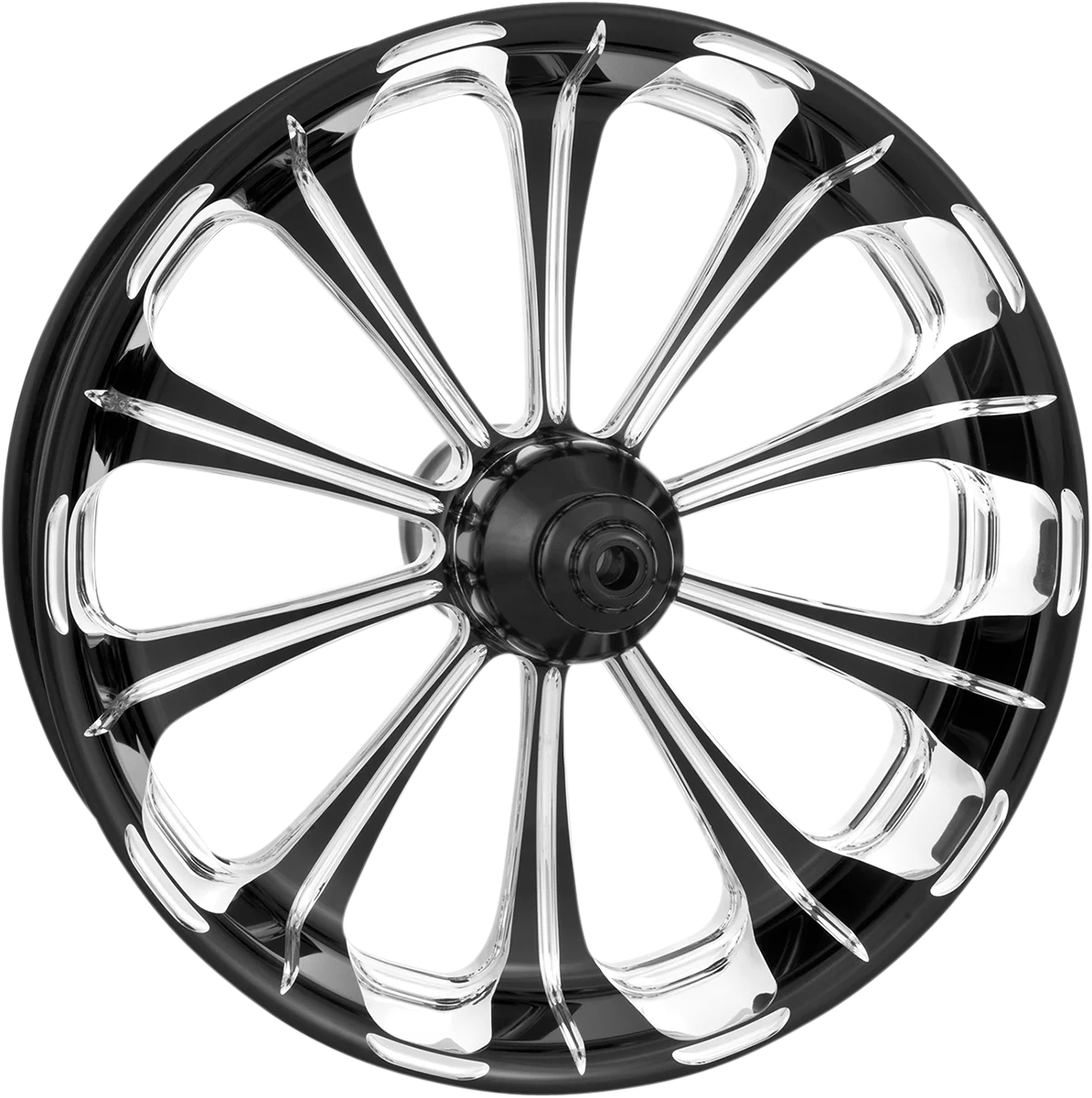 Secure PERFORMANCE MACHINE PM Wheel - Revolution - Rear - Single Disc with ABS - Platinum Cut - 18x5.5 - '09 FLT 12697814PRELBMP Sustainable
