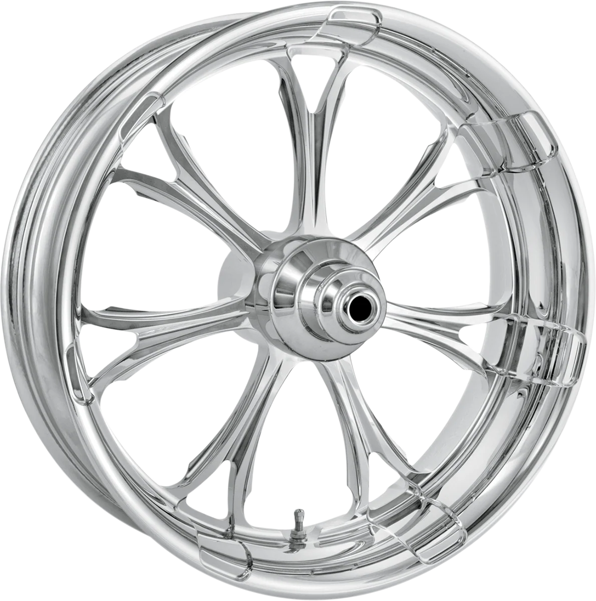 Effective PERFORMANCE MACHINE PM Wheel - Paramount - Front - Dual Disc without ABS - Chrome - 21x3.5 - '08 FL 12027106PARJCH Optimized