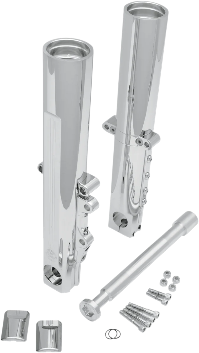 Luxury PERFORMANCE MACHINE PM Fork Leg Kit - Chrome - Lower - Single Disc - '14-'20 FL 0208-2097-CH Professional