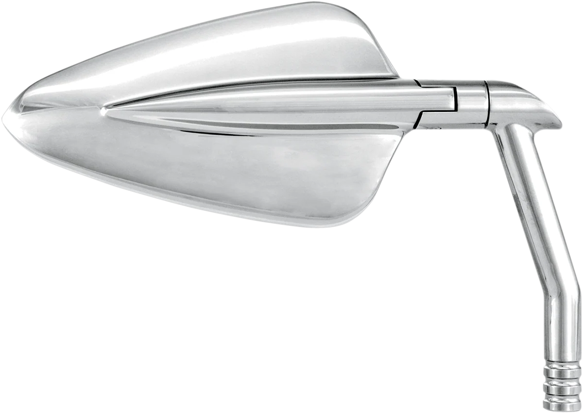 Premium Material PERFORMANCE MACHINE PM Mirror - Vision - Arrow XL - Side View - Triangle - Chrome - Left Right 0064-2032-CH Outstanding