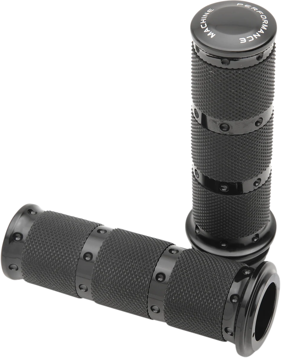 Fine Crafted PERFORMANCE MACHINE PM Grips - XLS - TBW - Black 0063-2087-B Top-Quality