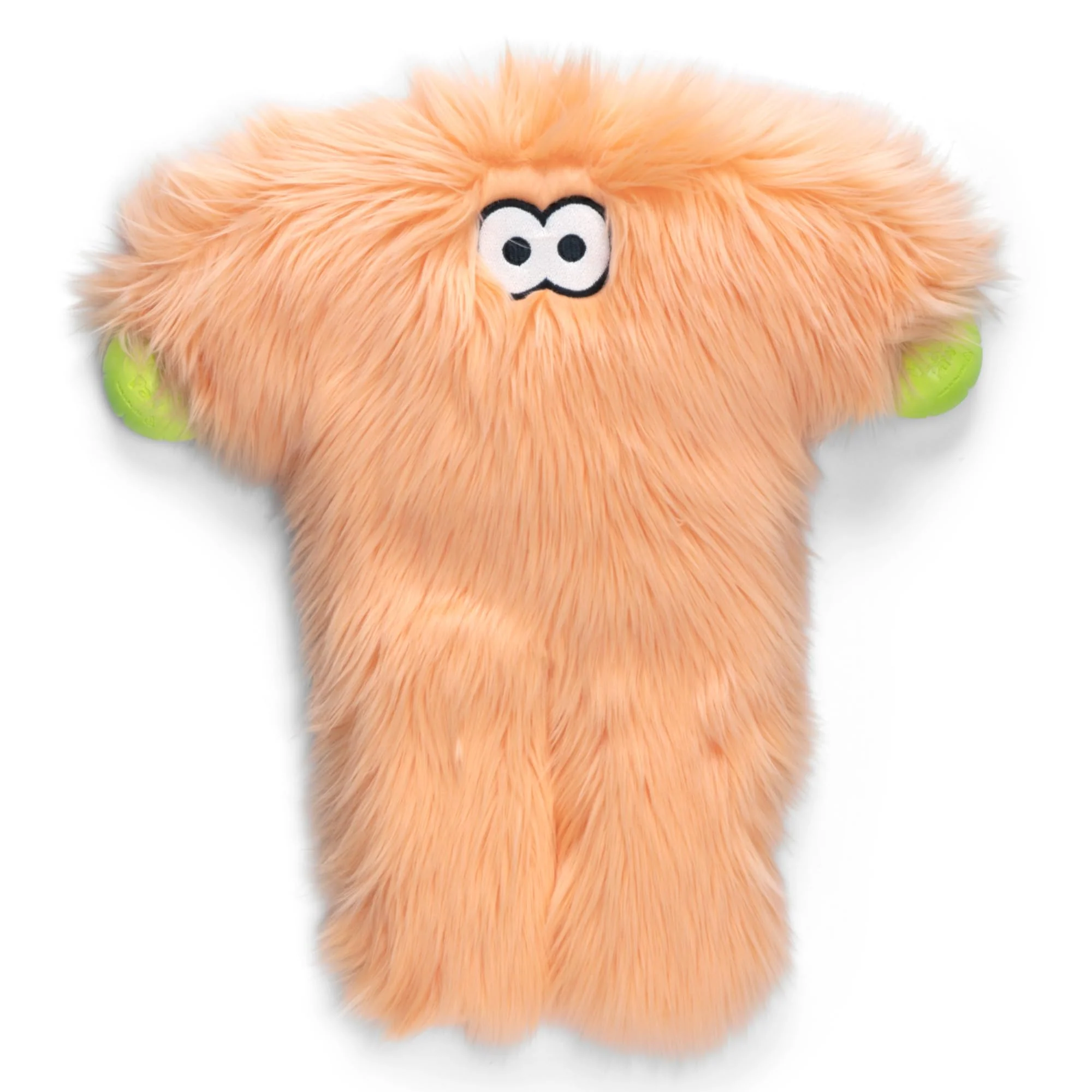Detailed WEST PAW Rowdies Bjorn Plush Dog Toy – Melon Durable Chew-Resistant with Squeaker Specialty