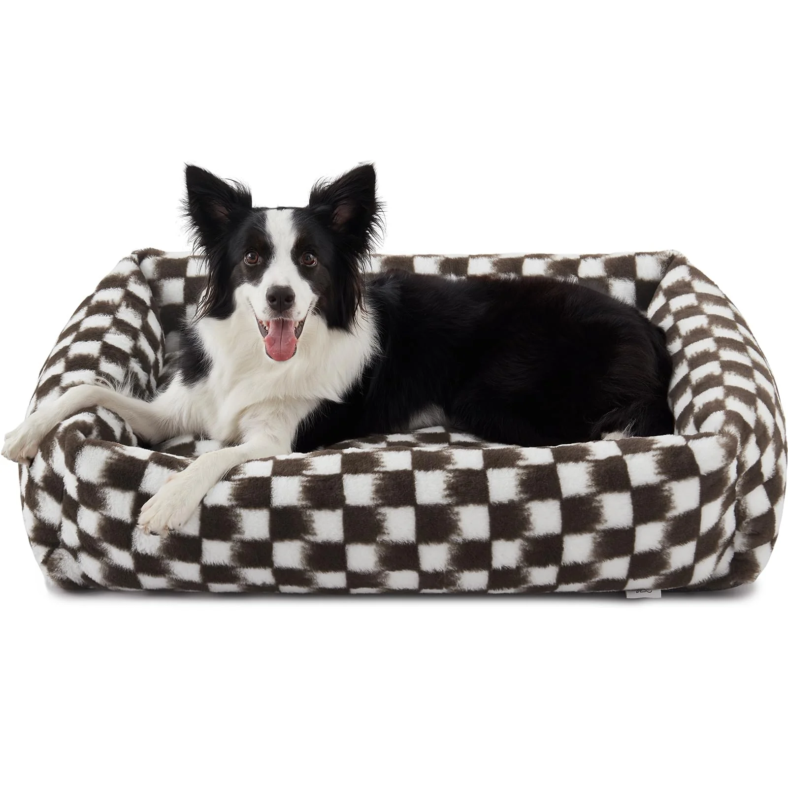 Innovative JOEJOY Medium Rectangular Dog Bed – Orthopedic Washable Corduroy Fleece Removable Cover Non-Slip Bottom Durable