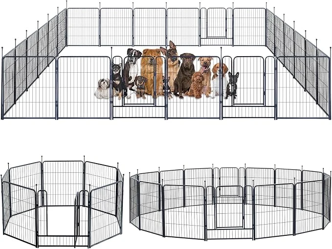 Dependable Dog Playpen Portable Outdoor Dog Fence Dog Playpen Convenient