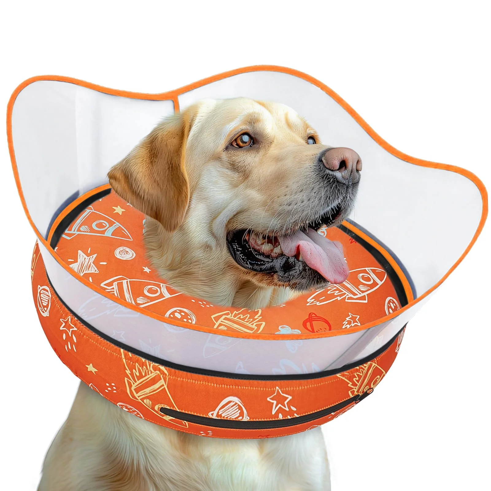 Crafted Toptakeit d Inflatable Dog Cone Collar – Donut Recovery Collar with Detachable Shield Top-Quality