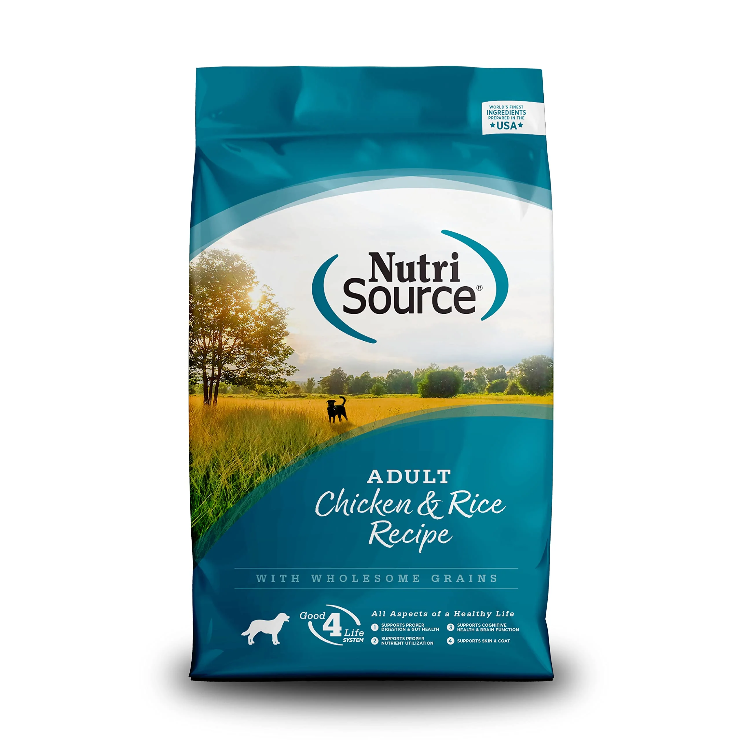 Environmentally Friendly NutriSource Adult Dry Dog Food – Chicken and Rice 4 lb All-Life-Stage Grain-Inclusive Professional