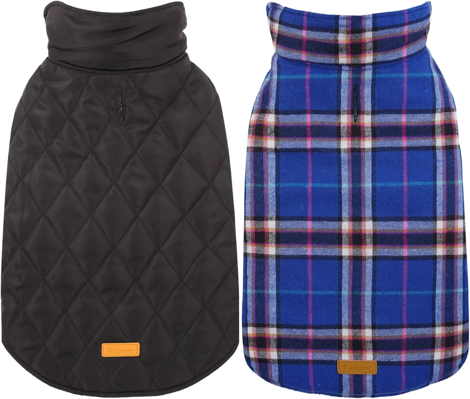 Outstanding Kuoser Warm Dog Coat Waterproof Dog Jacket for Extra Large Dogs Adjustable Durable XXL Doggie Winter Coat Reversible Puppy Cold Weather Apparel from Small to Large Breed Navy XXL Exclusive