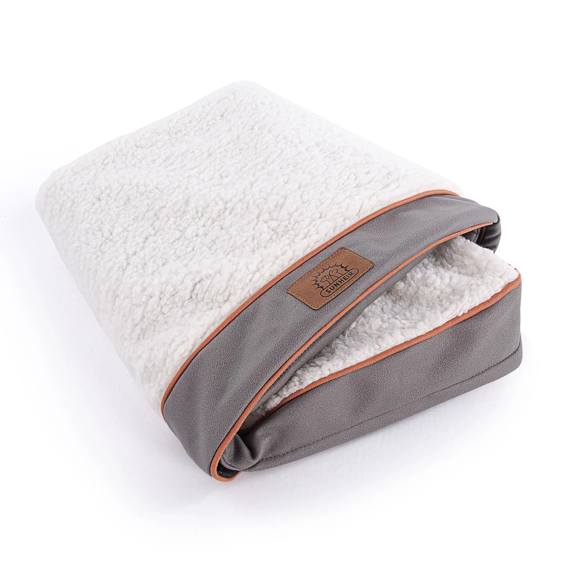 Effective Sunheir Washable Extra Large Dog Bed Cover – Soft Plush Waterproof 44x32x3 in Light Grey Cover Only Dependable