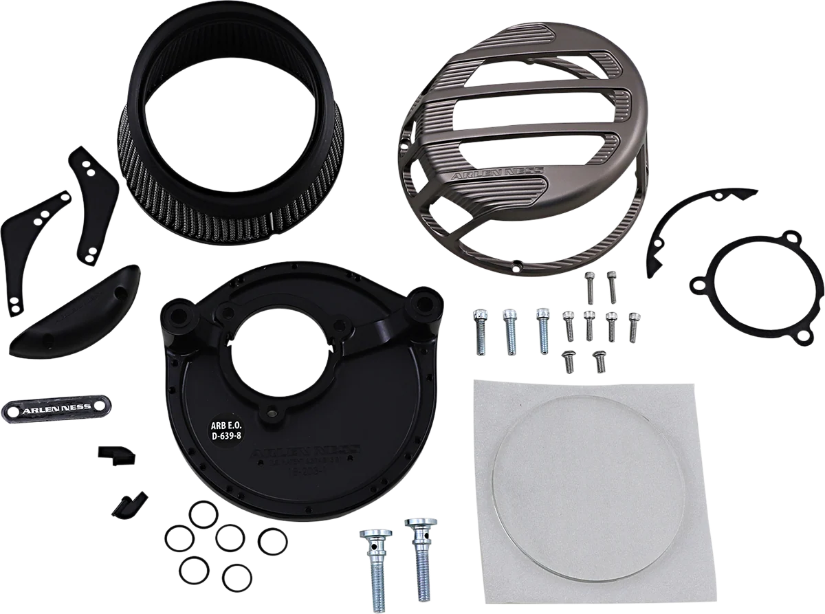 Natural ARLEN NESS Sidekick Air Cleaner Kit - Titanium 81-308 Certified