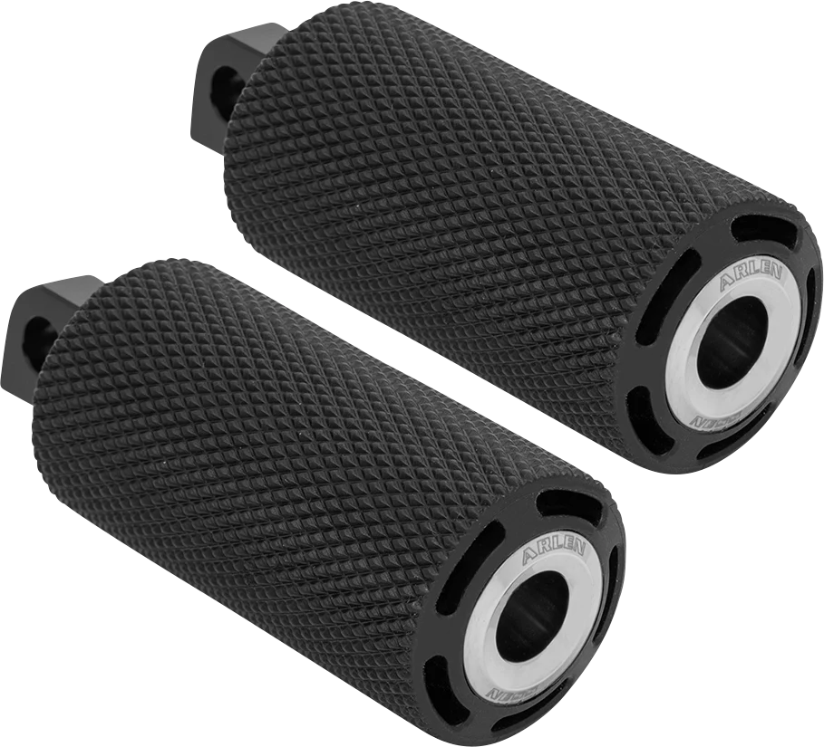 Top-Quality ARLEN NESS Cush Footpegs - Female - Chrome 400-033 Long-Lasting