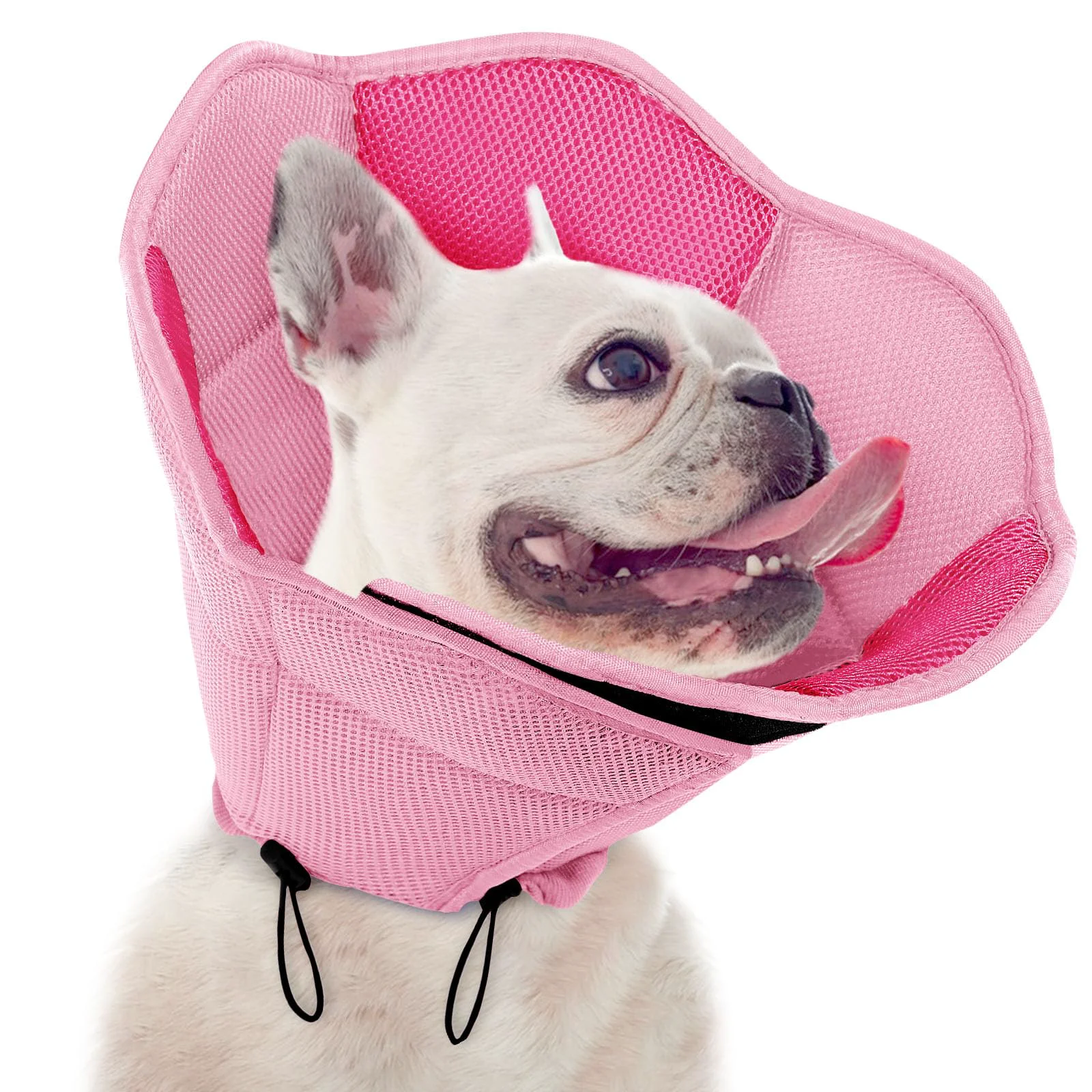 Reliable SUNFURA Dog Cone - Soft Adjustable E-Collar for Post-Surgery Recovery Pink Small Top-Quality