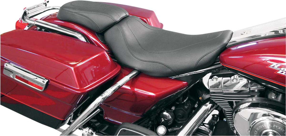 Dependable MUSTANG Seat - Tripper Solo - without Backrest - Stitched - Black - Road King 76350 High-Performance