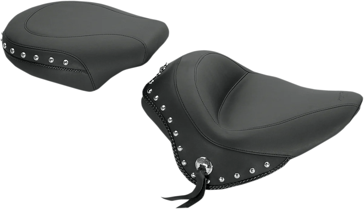 Comfortable MUSTANG Wide Rear Seat - Studded - Black - FL FX '11-'17 76751 Original Design