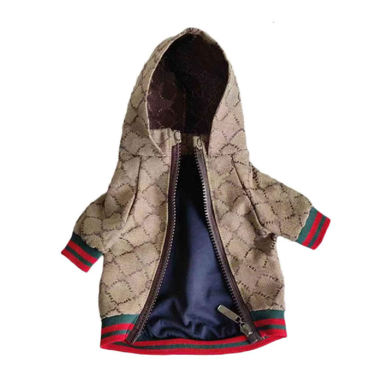 Consistent HQREA Dog Hoodie Winter Coat for Small Dogs S – Luxury Designer Jacket Solid