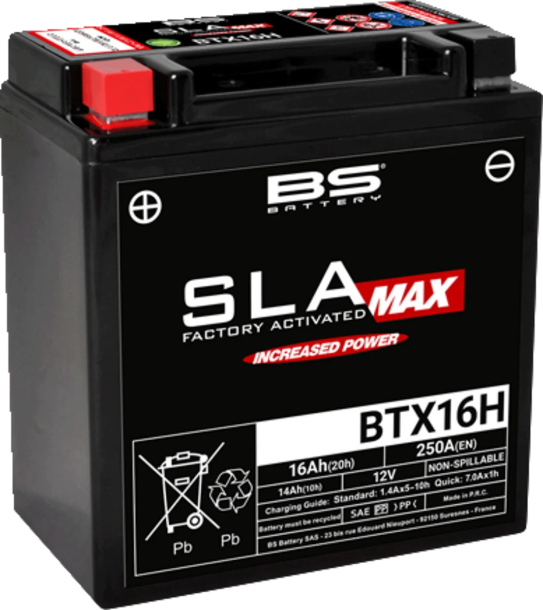 Stylish BS BATTERY Battery - BTX16H YTX 300896 Refined