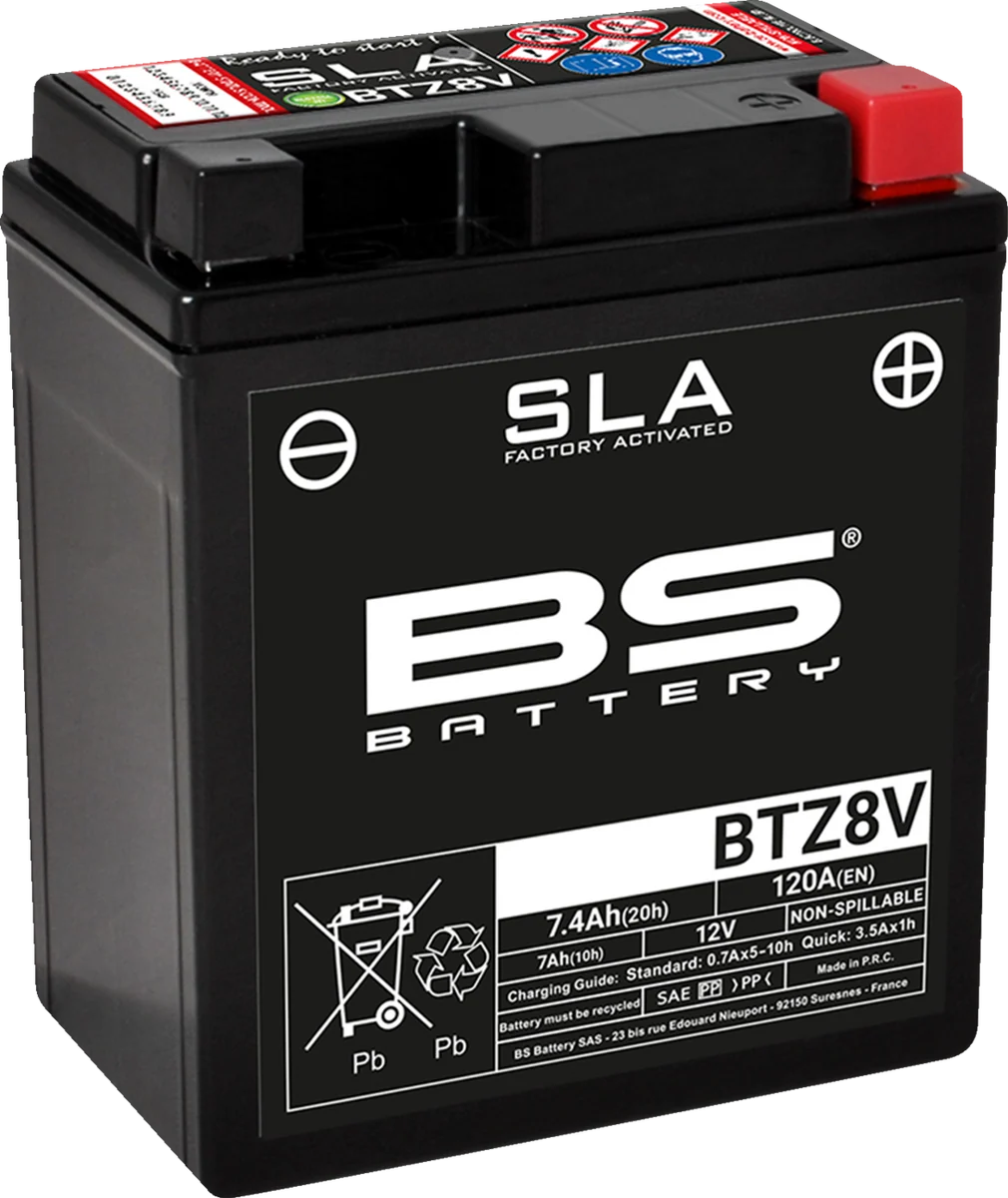 Top-Quality BS BATTERY Battery - BTZ8V YT 300890 Minimalist