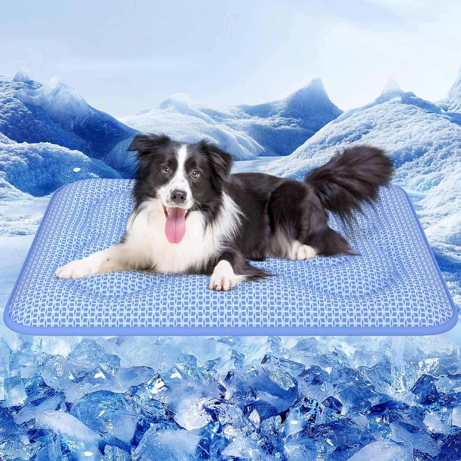 Excellent Rywell Dog Cooling Mat 44x32 – Arc-Chill 3.0 PCM Tech All-Season Dual-Sided Sophisticated