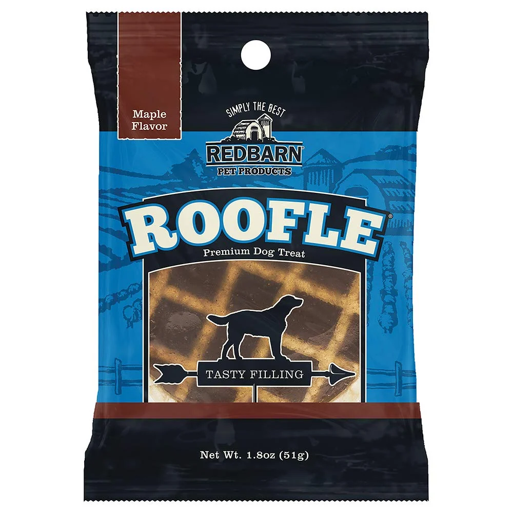 High-Grade Redbarn Roofle Premium Dog Treats - 10 Count All Life Stages Reward Treats Lightweight