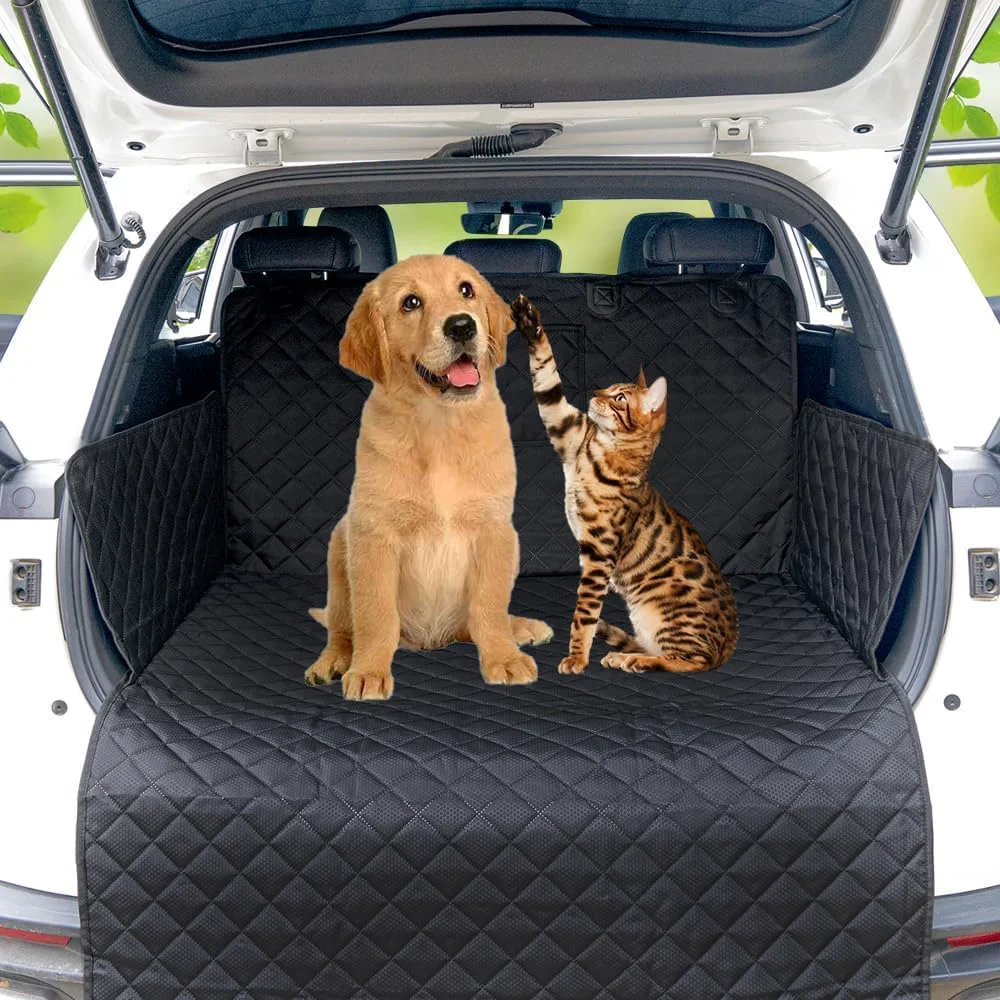 Green NYLSYT SUV Cargo Liner for Dogs — Waterproof Non-Slip Car Seat Cover Universal Fit Modern