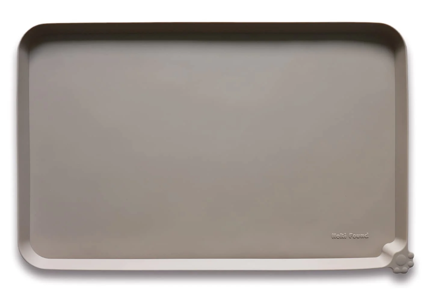 Prestigious Hoki Found L Silicone Non-Slip Pet Bowl Mat – 22 x 14 in Tan Waterproof Original Design