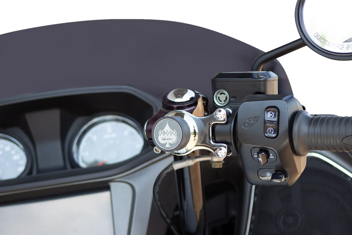 High-Grade KLOCK WERKS Ambidextrous Mount - iOmount - Challenger - Chrome KWD-04-0609-C Minimalist
