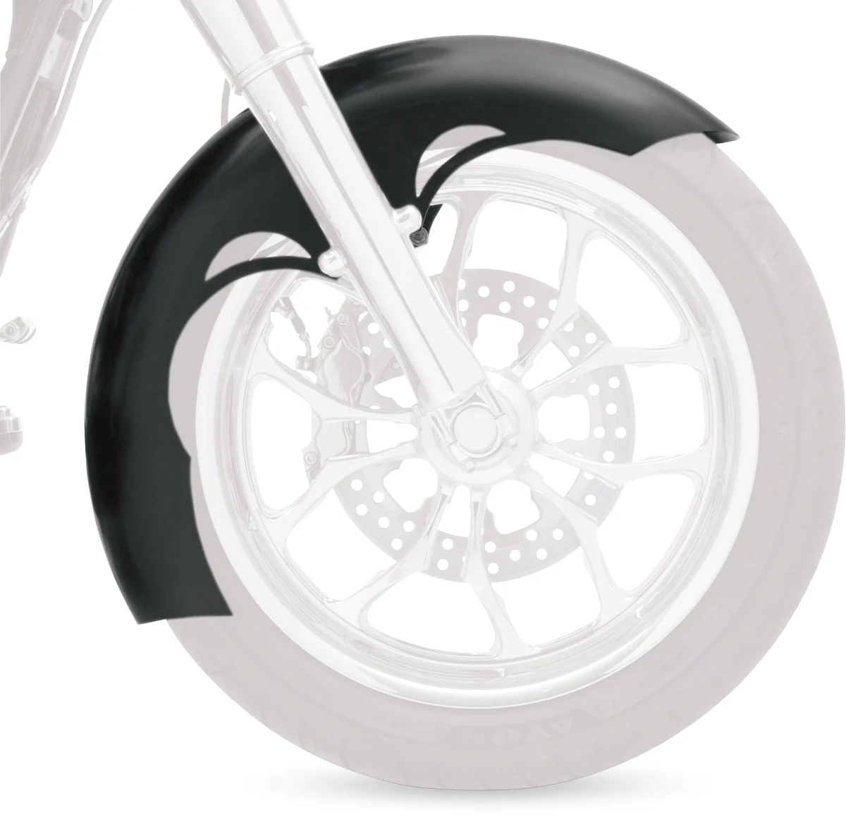 Consistent KLOCK WERKS Tude Fender Kit - Front - Black - 21 KWF-01-0107 Official