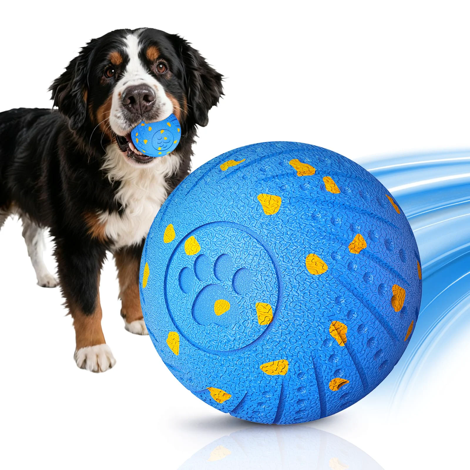 Enhanced Affiuya Interactive Dog Ball – Auto-Bounce Vibrating Jumping Action Blue Superior