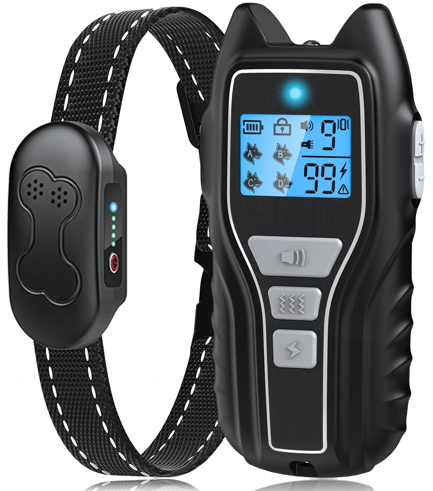 Traditional Asrcs Dog Shock Collar with Remote Control - 4 Modes 2000ft Range IPX7 Waterproof Exceptional