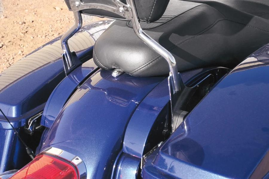 Fast KLOCK WERKS Saddlebag Upper Covers - Smooth KWS-01-0004