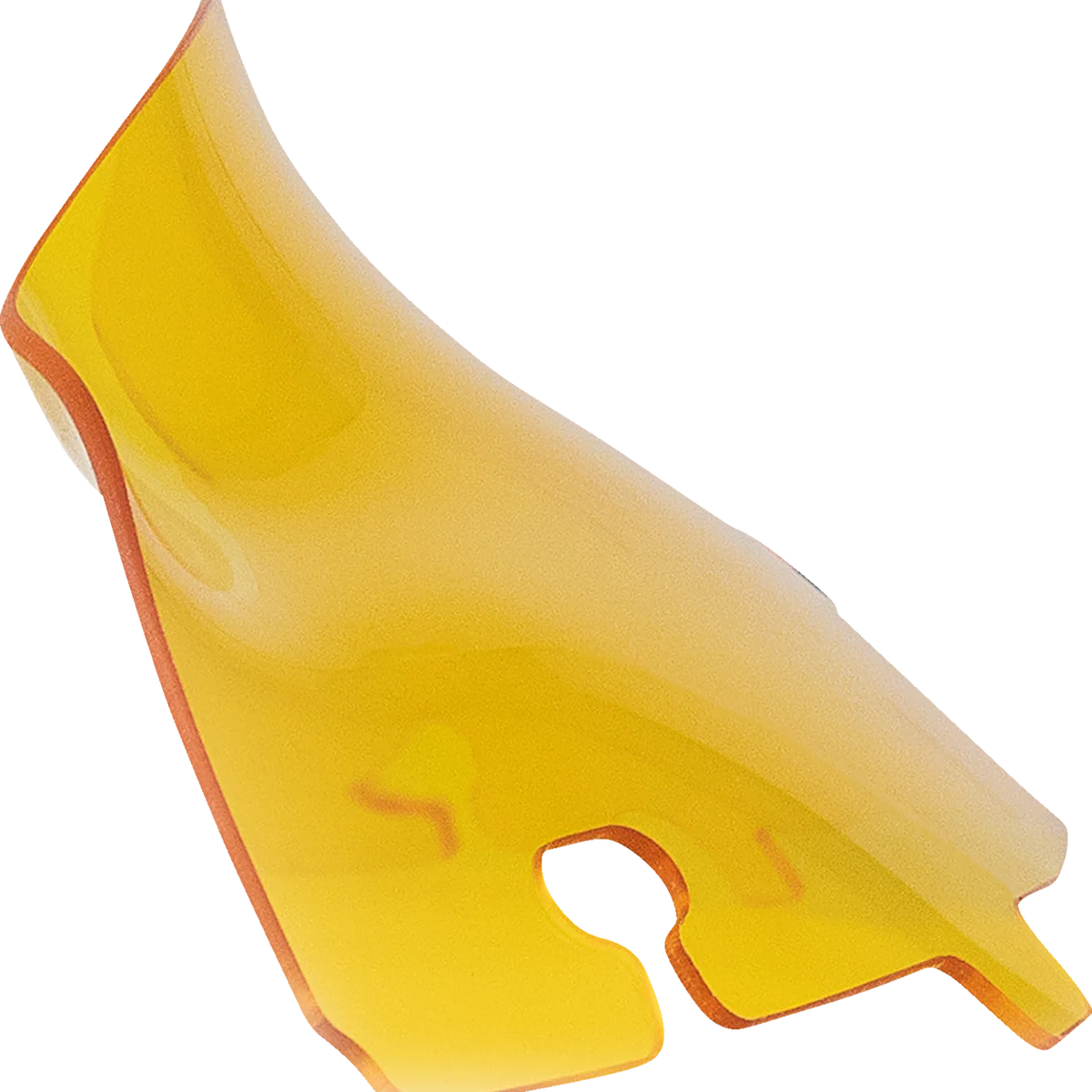Top-Quality KLOCK WERKS Kolor Flare Sport Windshield - 4 - Yellow - FLH KWW-01-0676 Excellent