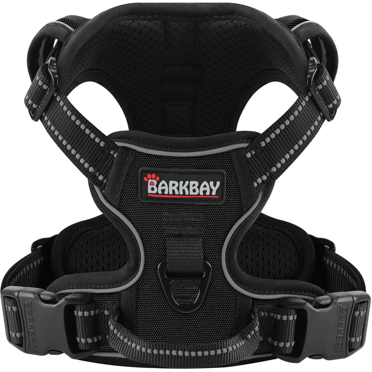 High-End BARKBAY No Pull Adventure Dog Harness – Adjustable Reflective Oxford Vest XL Sophisticated