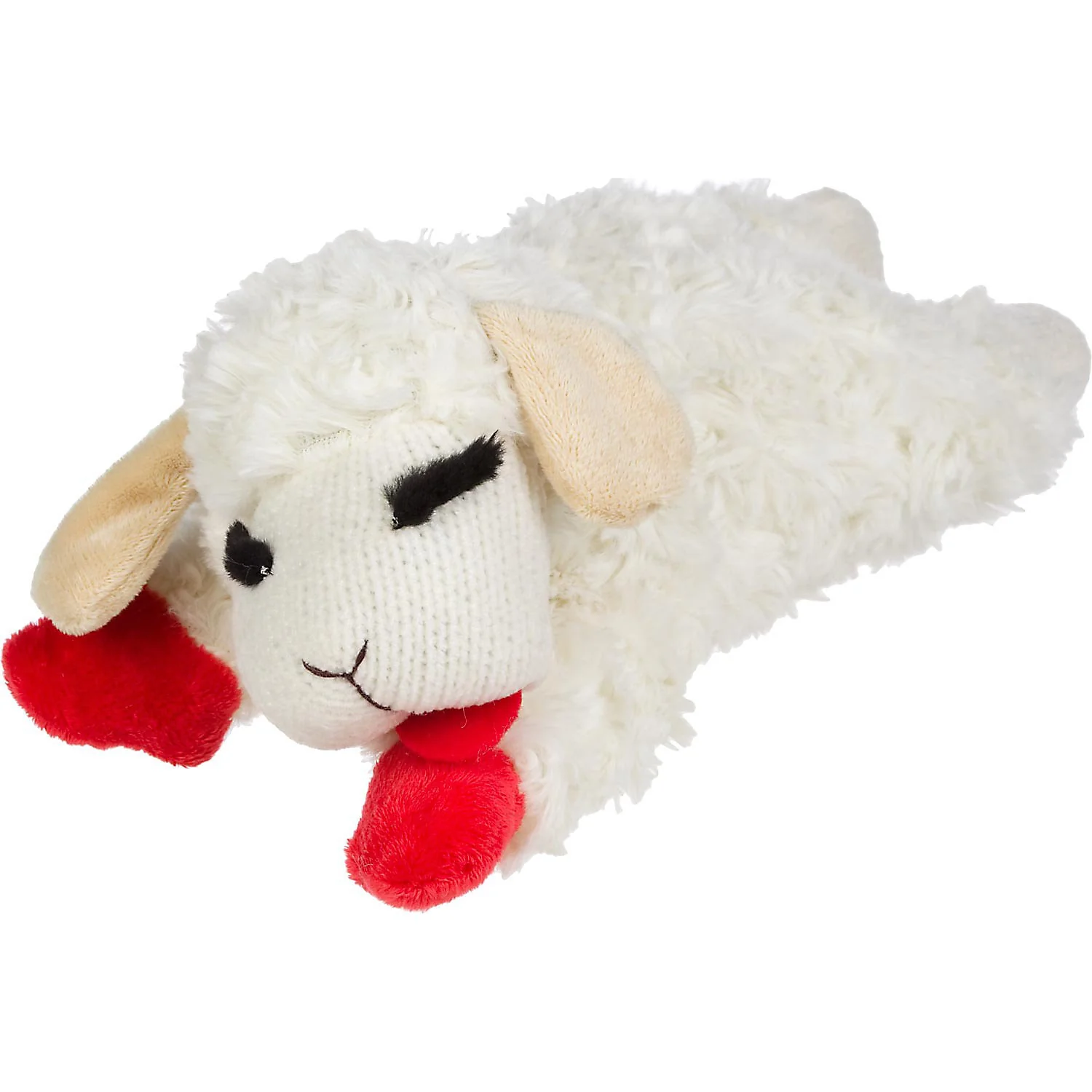 High-Quality Multipet Lamb Chop 10-Inch Plush Dog Toy — Pack of 3 for Fetch and Cuddle Practical