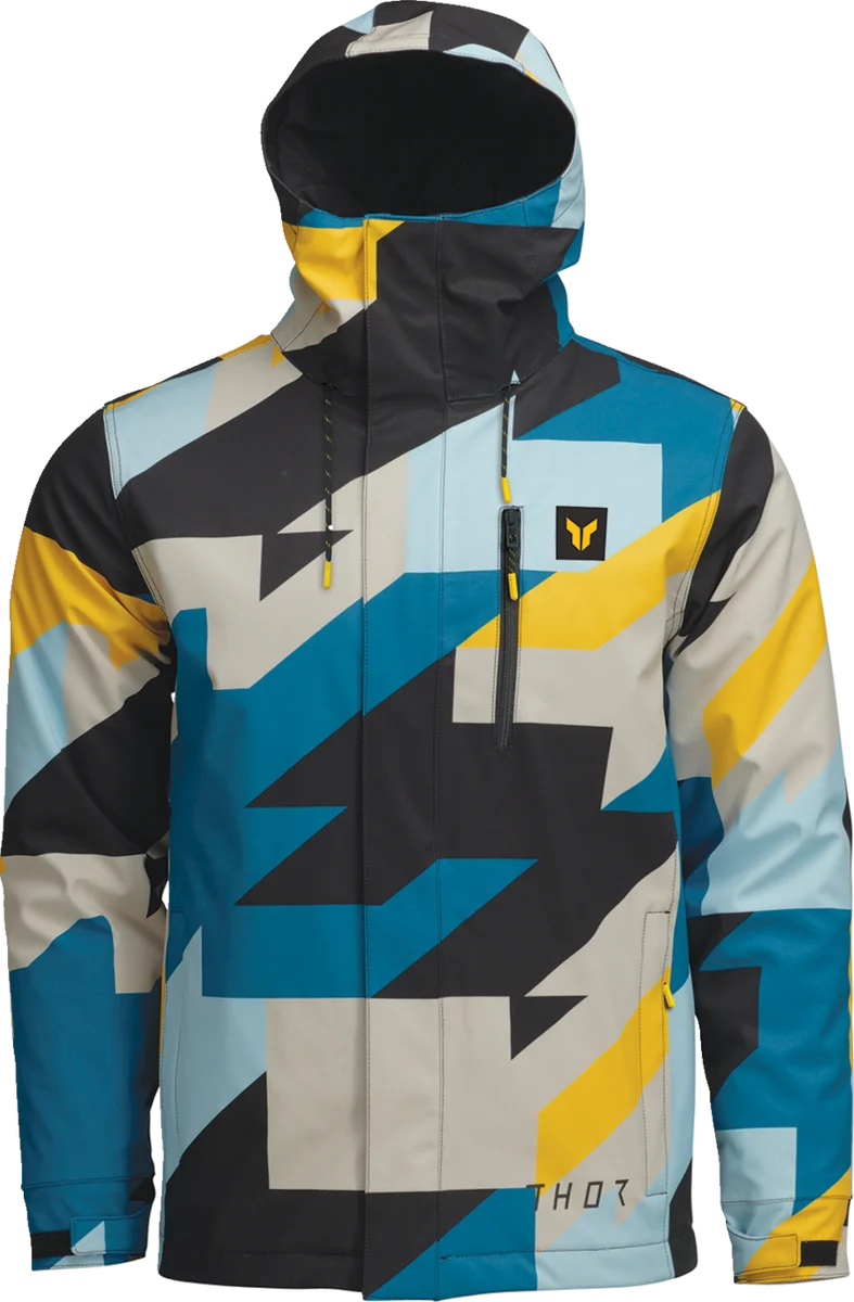 Environmentally Friendly THOR Brave Heavyweight Tour Jacket - Blue Yellow - Medium 2920-0818 High-Quality