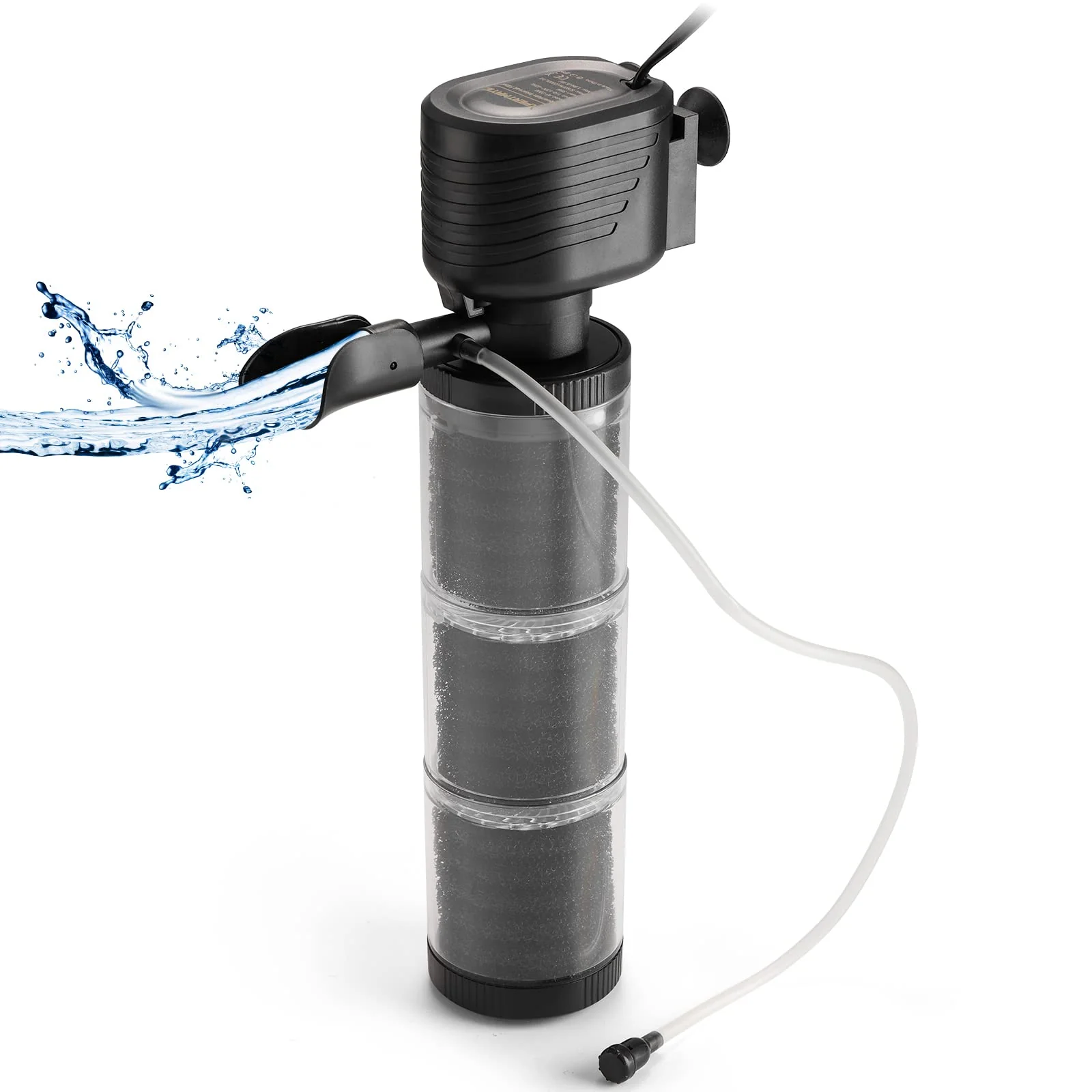 Relaxed SainSmart XpertMatic Aquarium Filter 528 GPH Internal Filter for 120-170 Gallon Tanks Safe