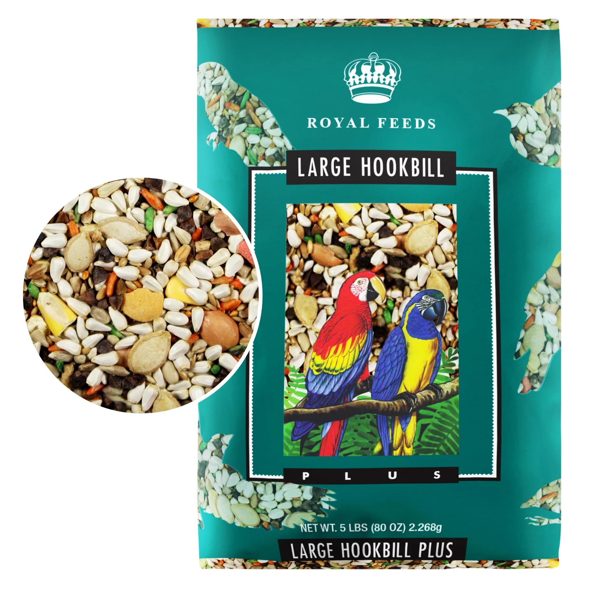 Next-Generation Large Hookbill Plus 5 Lbs – Premium Bird Seed for Large Hookbill Birds LEACH GRAIN MILLING CO. High-Quality