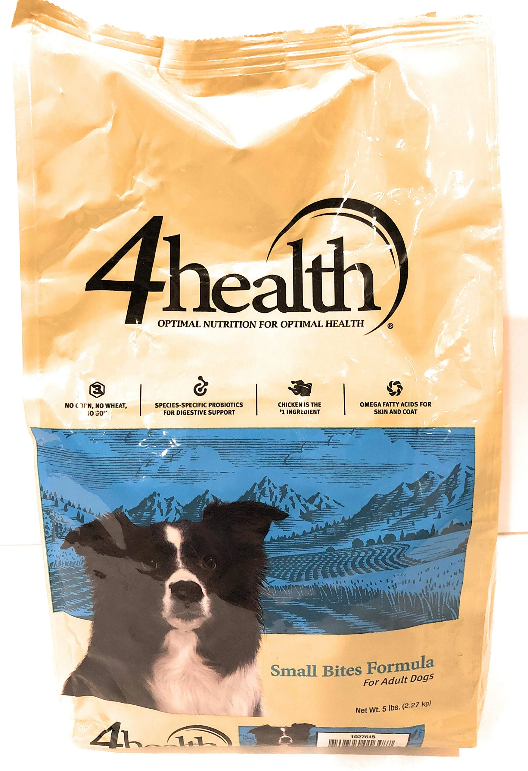 Powerful 4health Small Bites Adult Dry Dog Food with Wholesome Grains Chicken Probiotics Taurine Specialty