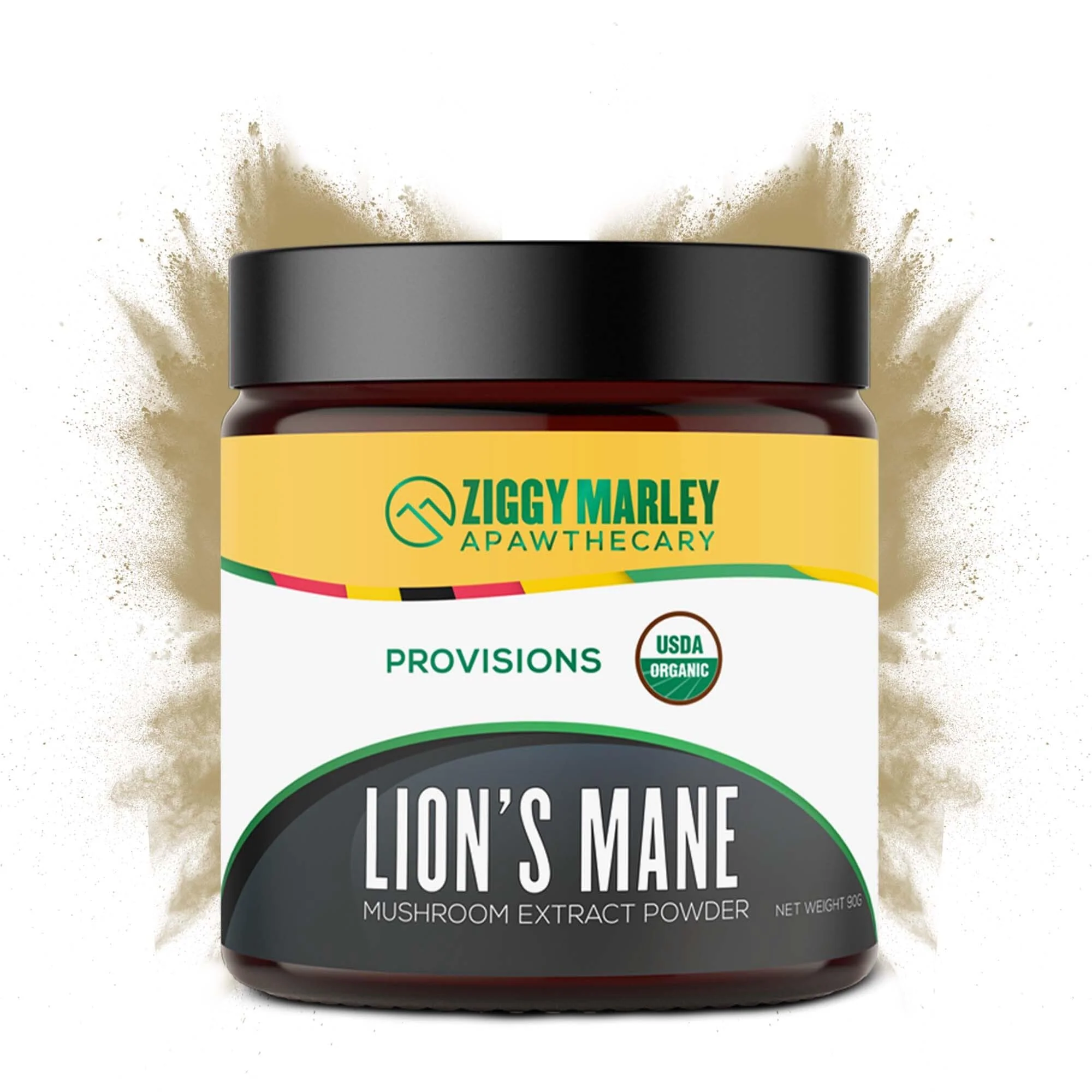 Prestigious ZMA PETS Organic Lions Mane Mushroom Powder for Dogs Cats – Cognition Support 45 Servings Functional