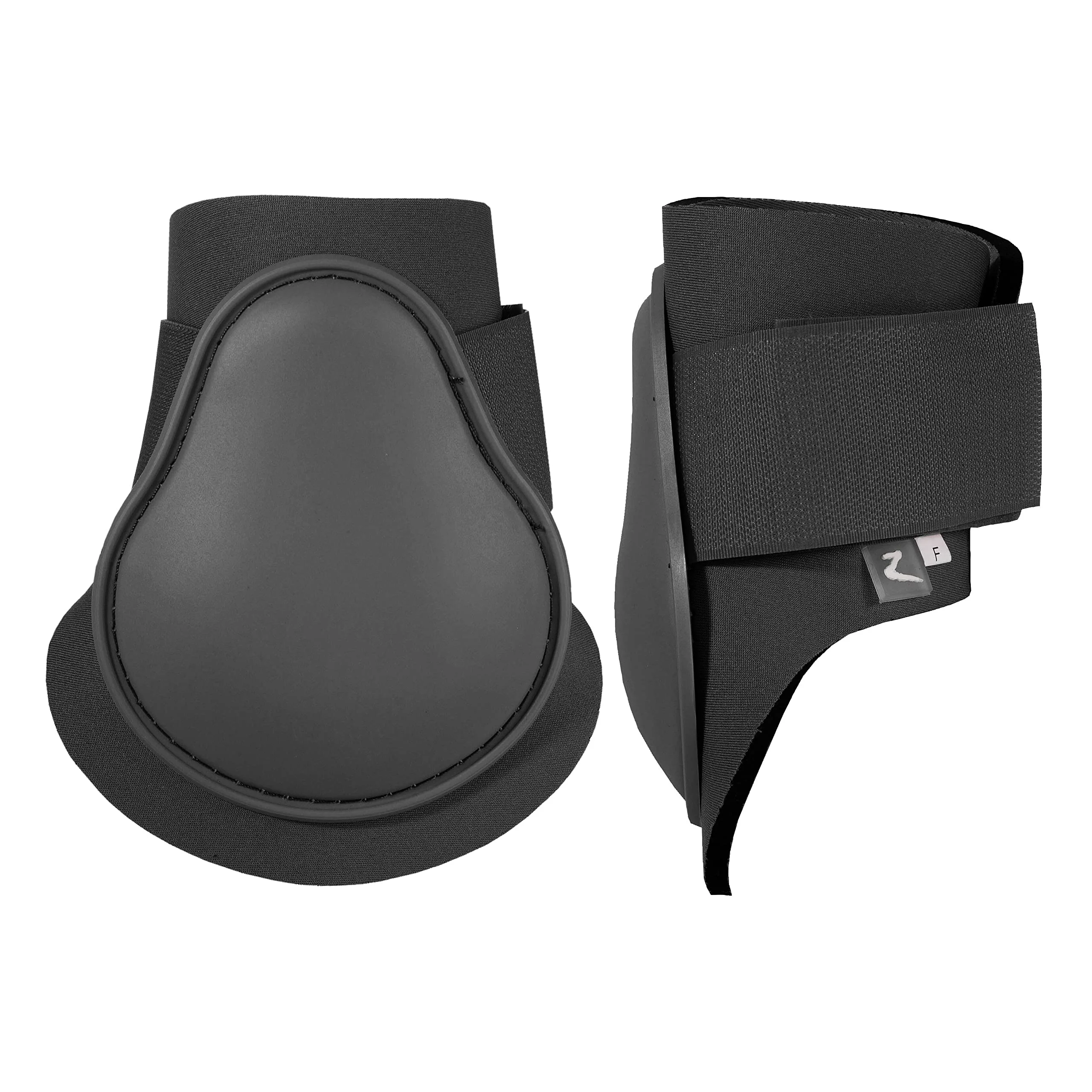 Reusable HORZE Protective Lightweight Fetlock Boots – Adjustable Black Shetland Sold in Pairs Professional