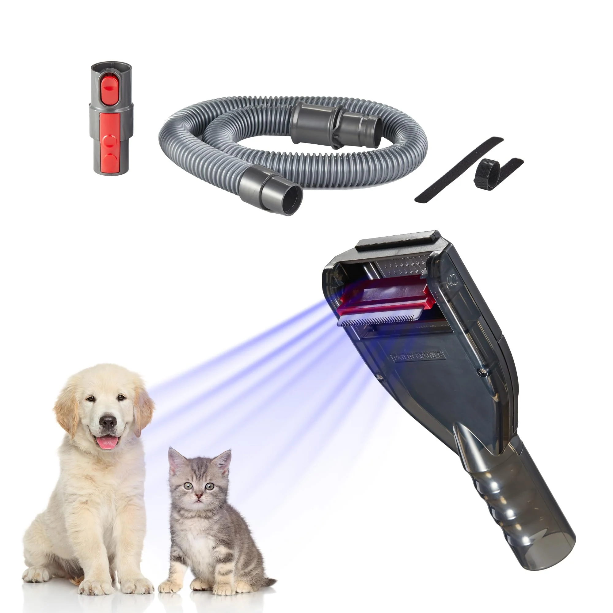 Reliable Defurry Brush Hair Deshedding Tool for Dogs Cats — Dyson Vacuum Grooming Attachment World-Class