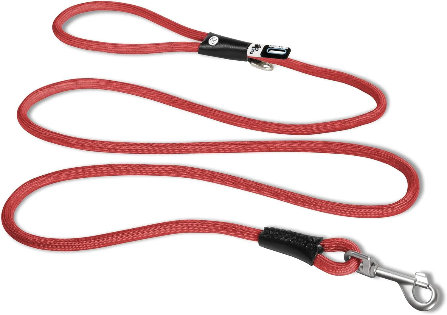 High-Performance Curli Stretch Comfort Leash Red M – 1.8m Shock-Absorbing Nylon Leash for Dogs Up to 25 kg High-Grade