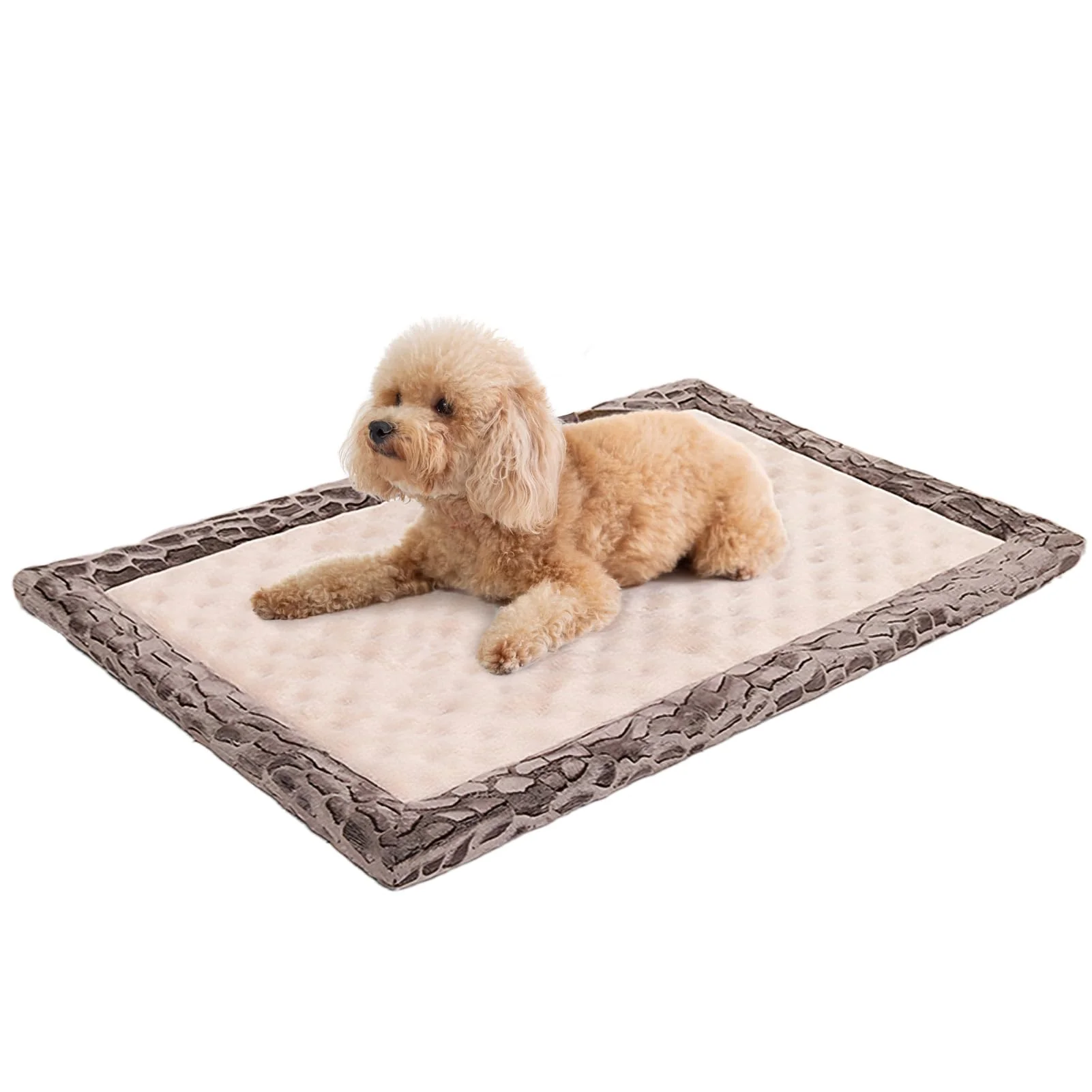 Genuine Petrendy Dog Crate Pad - Soft Foam Bed for Small Medium Dogs Anti-Slip Washable Dependable
