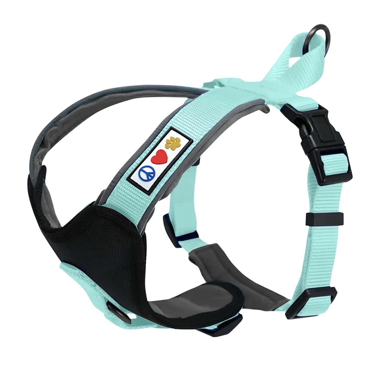 High-Grade Pawtitas Vest Adjustable Padded Reflective Dog Harness for Small Breeds – Comfort Control Visibility Classic